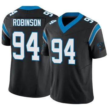 Men's Nike Carolina Panthers A'Shawn Robinson Black Vapor F.U.S.E. Jersey - Limited