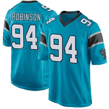 Men's Nike Carolina Panthers A'Shawn Robinson Blue Alternate Jersey - Game