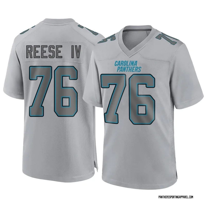Men's Nike Carolina Panthers Albert Reese IV Gray Atmosphere Fashion Jersey - Game