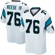 Men's Nike Carolina Panthers Albert Reese IV White Jersey - Game