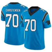 Men's Nike Carolina Panthers Brady Christensen Blue Vapor F.U.S.E. Jersey - Limited