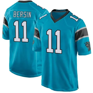 Men's Nike Carolina Panthers Brenton Bersin Blue Alternate Jersey - Game