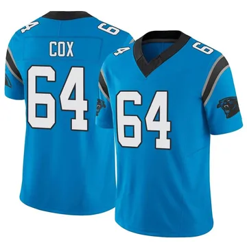 Men's Nike Carolina Panthers Bryan Cox Blue Vapor F.U.S.E. Jersey - Limited