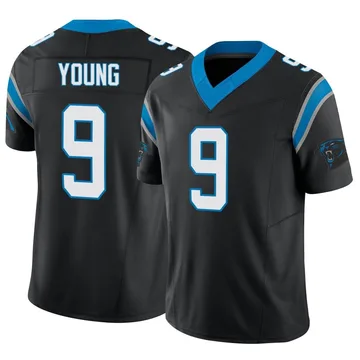 Men's Nike Carolina Panthers Bryce Young Black Vapor F.U.S.E. Jersey - Limited