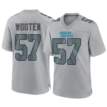 Men's Nike Carolina Panthers Chandler Wooten Gray Atmosphere Fashion Jersey - Game