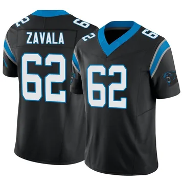 Men's Carolina Panthers Chandler Zavala Black Vapor F.U.S.E. Jersey - Limited
