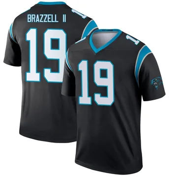 Men's Nike Carolina Panthers Chris Brazzell II Black Jersey - Legend