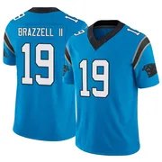 Men's Nike Carolina Panthers Chris Brazzell II Blue Vapor F.U.S.E. Jersey - Limited