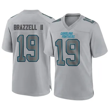 Men's Nike Carolina Panthers Chris Brazzell II Gray Atmosphere Fashion Jersey - Game