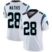 Men's Nike Carolina Panthers Damarri Mathis White Vapor Untouchable Jersey - Limited
