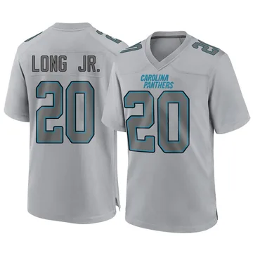 Men's Nike Carolina Panthers David Long Jr. Gray Atmosphere Fashion Jersey - Game