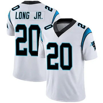 Men's Nike Carolina Panthers David Long Jr. White Vapor Untouchable Jersey - Limited