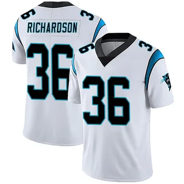 Men's Nike Carolina Panthers Demani Richardson White Vapor Untouchable Jersey - Limited