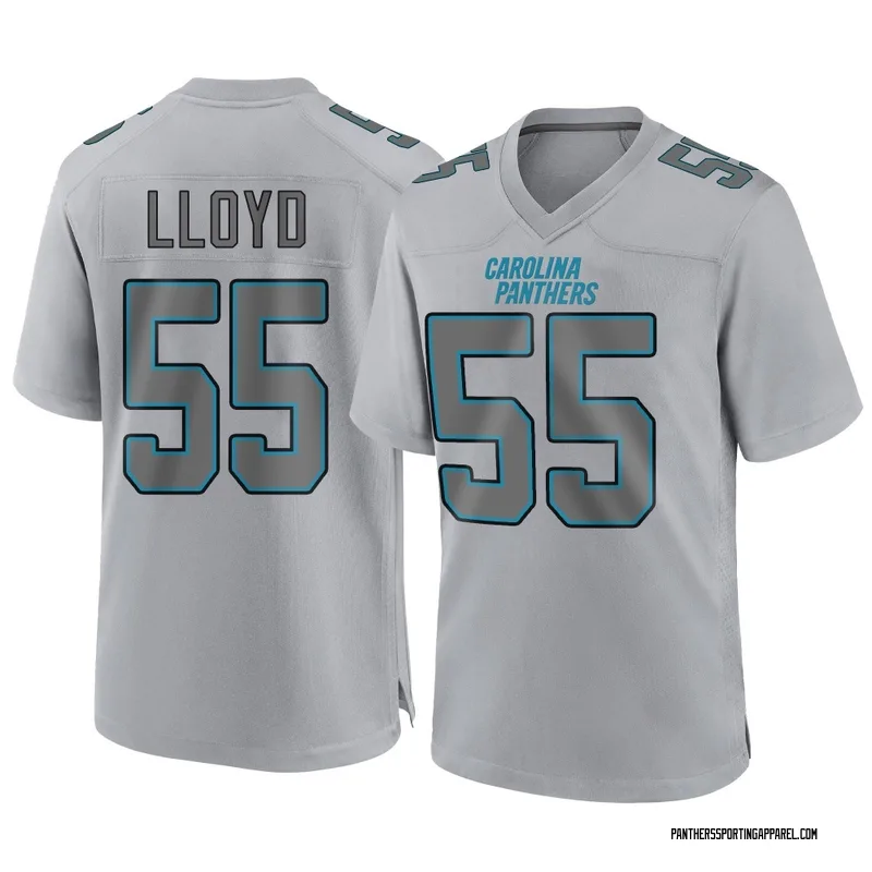 Men's Nike Carolina Panthers Devin Lloyd Gray Atmosphere Fashion Jersey - Game