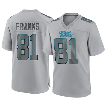 Men's Nike Carolina Panthers Feleipe Franks Gray Atmosphere Fashion Jersey - Game