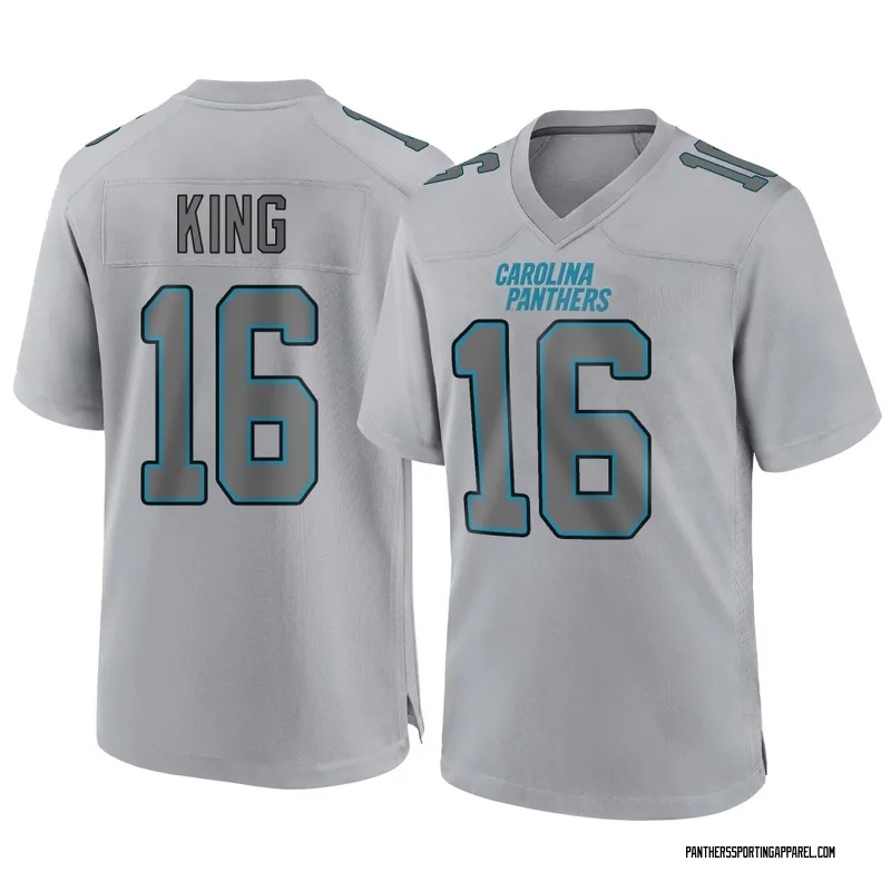 Men's Nike Carolina Panthers Haynes King Gray Atmosphere Fashion Jersey - Game