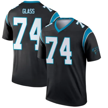 Men's Nike Carolina Panthers Isaia Glass Black Jersey - Legend
