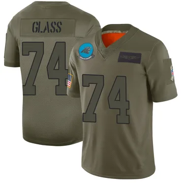 Men's Nike Carolina Panthers Isaia Glass Camo 2019 Salute to Service Jersey - Limited