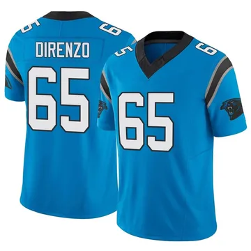 Men's Nike Carolina Panthers J.D. DiRenzo Blue Vapor F.U.S.E. Jersey - Limited
