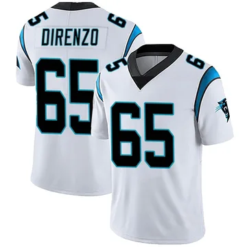 Men's Nike Carolina Panthers J.D. DiRenzo White Vapor Untouchable Jersey - Limited
