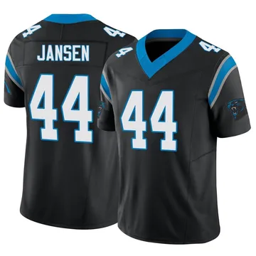 Men's Carolina Panthers JJ Jansen Black Vapor F.U.S.E. Jersey - Limited