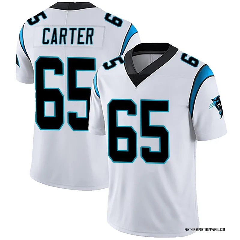 Men's Nike Carolina Panthers Ja'Tyre Carter White Vapor Untouchable Jersey - Limited