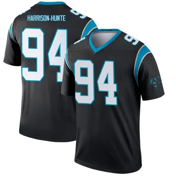 Men's Nike Carolina Panthers Jared Harrison-Hunte Black Jersey - Legend