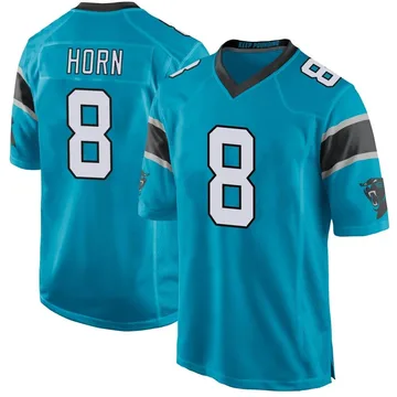 Men's Nike Carolina Panthers Jaycee Horn Blue Alternate Jersey - Game