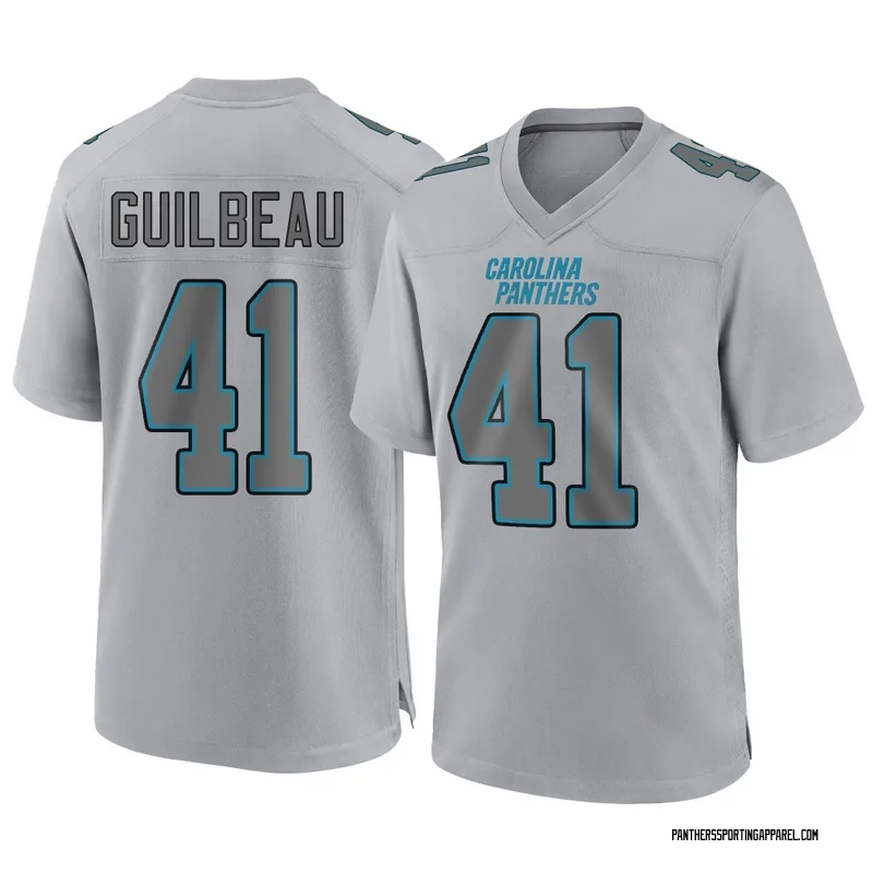 Men's Nike Carolina Panthers Jaylon Guilbeau Gray Atmosphere Fashion Jersey - Game