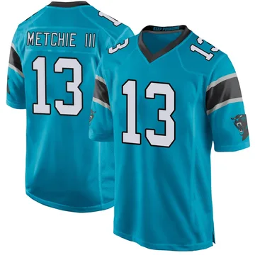 Men's Carolina Panthers John Metchie III Blue Alternate Jersey - Game
