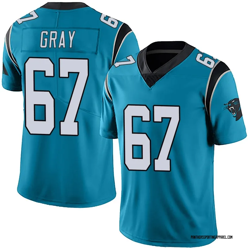 Men's Nike Carolina Panthers Joshua Gray Blue Alternate Vapor Untouchable Jersey - Limited