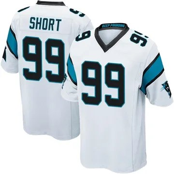 Men's Nike Carolina Panthers Kawann Short White Jersey - Game