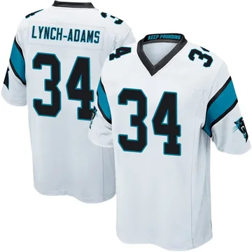Men's Nike Carolina Panthers Kay'Ron Lynch-Adams White Jersey - Game