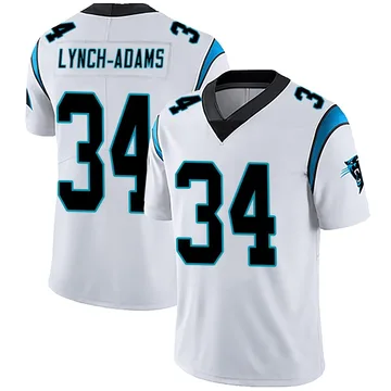 Men's Nike Carolina Panthers Kay'Ron Lynch-Adams White Vapor Untouchable Jersey - Limited