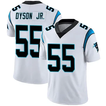 Men's Nike Carolina Panthers Kenny Dyson Jr. White Vapor Untouchable Jersey - Limited