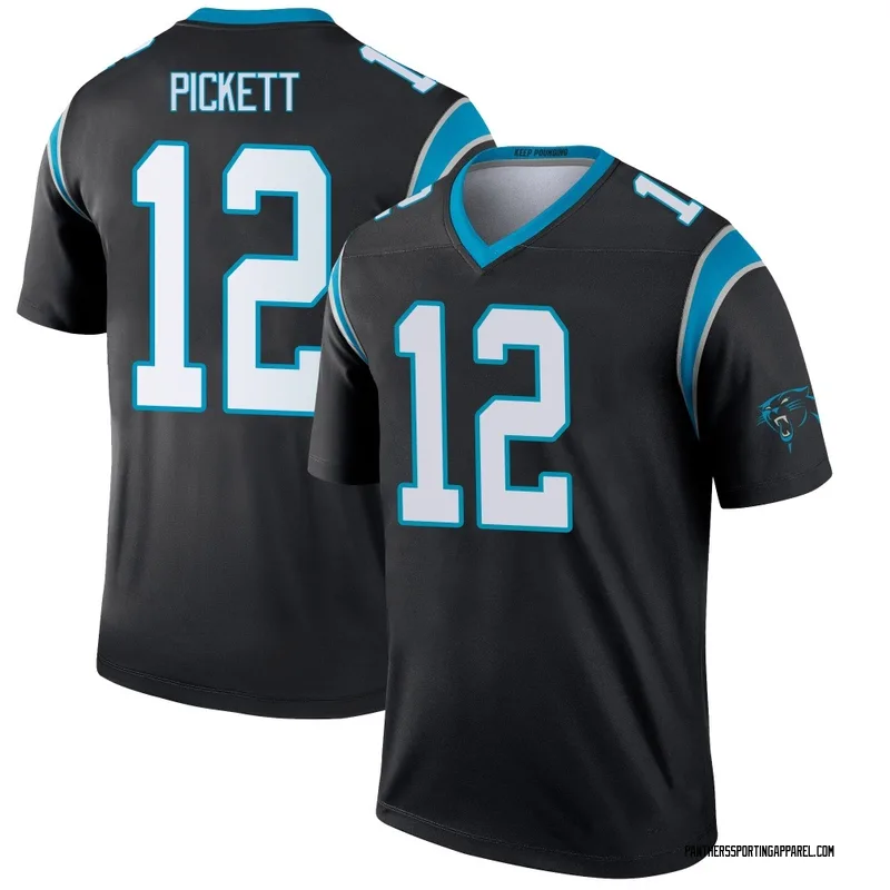 Men's Nike Carolina Panthers Kenny Pickett Black Jersey - Legend