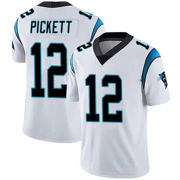 Men's Nike Carolina Panthers Kenny Pickett White Vapor Untouchable Jersey - Limited