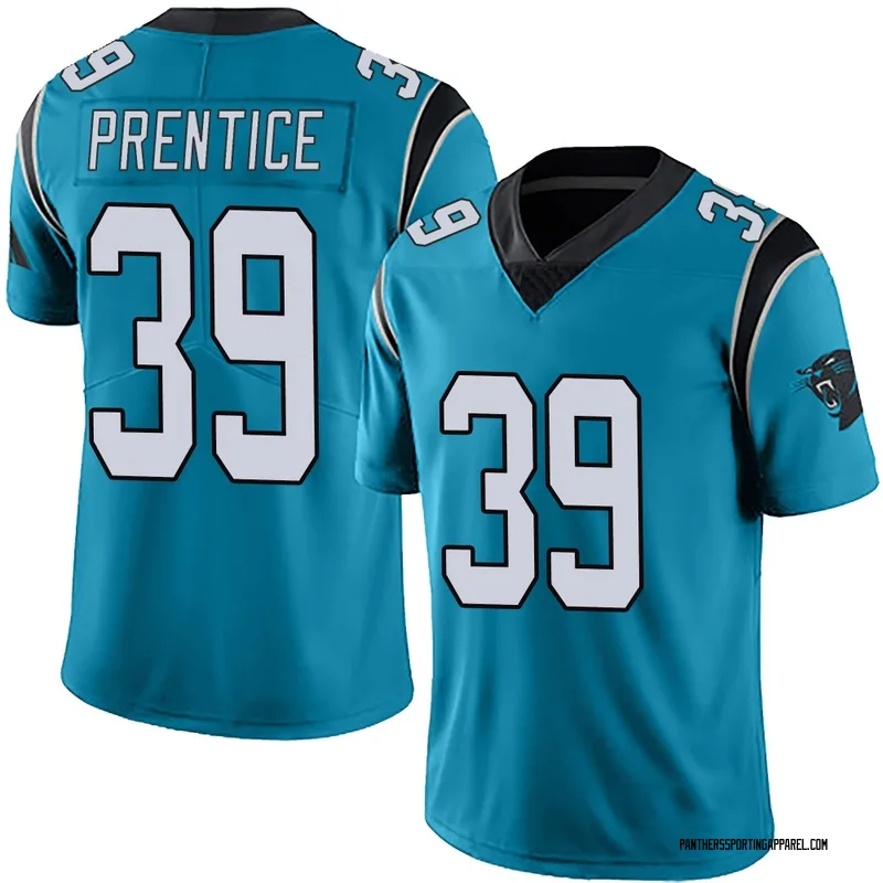 Men's Nike Carolina Panthers Kobe Prentice Blue Alternate Vapor Untouchable Jersey - Limited