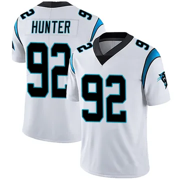 Men's Nike Carolina Panthers Lee Hunter White Vapor Untouchable Jersey - Limited