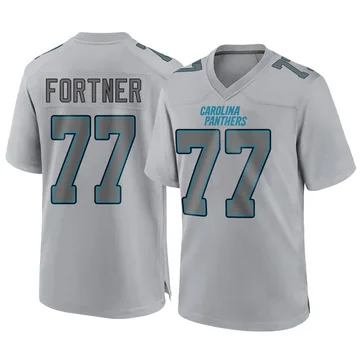 Men's Nike Carolina Panthers Luke Fortner Gray Atmosphere Fashion Jersey - Game