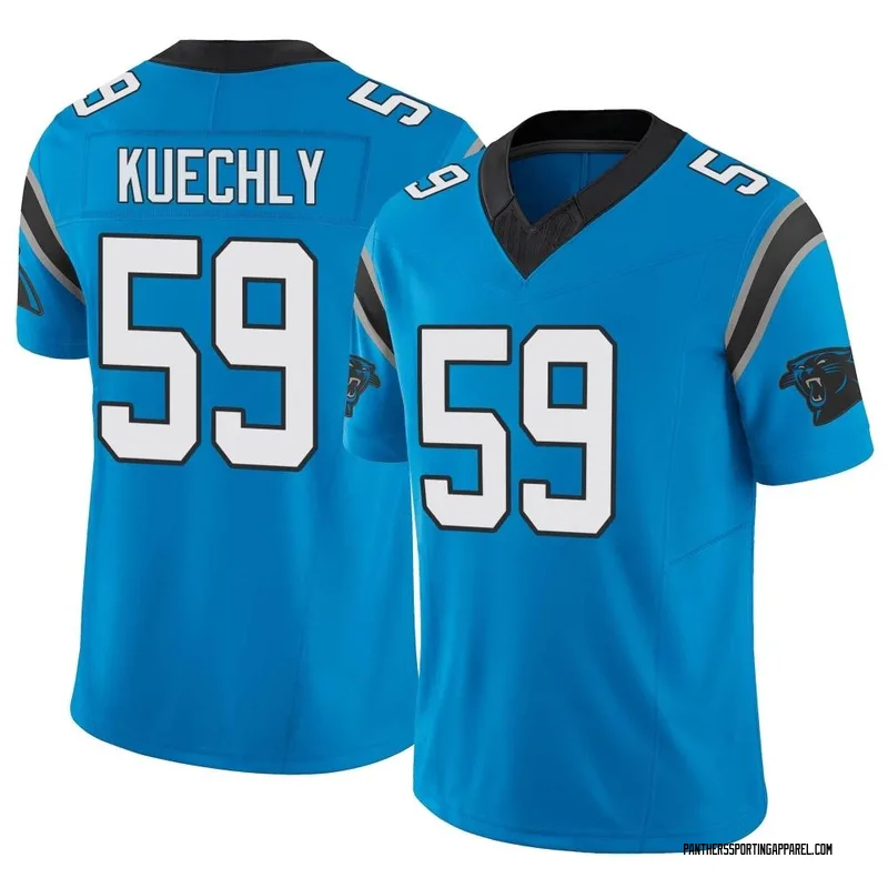 Men's Nike Carolina Panthers Luke Kuechly Blue Vapor F.U.S.E. Jersey - Limited