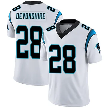 Men's Nike Carolina Panthers M.J. Devonshire White Vapor Untouchable Jersey - Limited