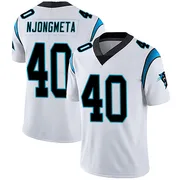 Men's Nike Carolina Panthers Maema Njongmeta White Vapor Untouchable Jersey - Limited