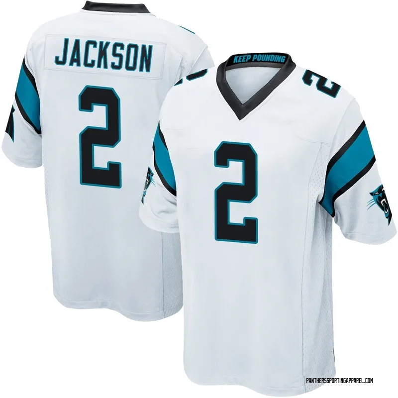 Men's Nike Carolina Panthers Michael Jackson White Jersey - Game