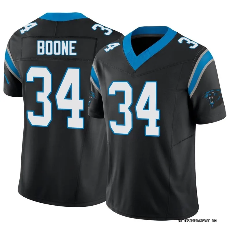 Men's Nike Carolina Panthers Mike Boone Black Vapor F.U.S.E. Jersey - Limited