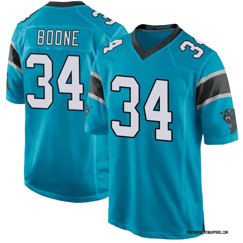Men's Nike Carolina Panthers Mike Boone Blue Alternate Jersey - Game