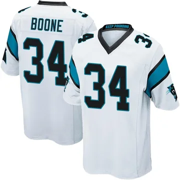 Men's Nike Carolina Panthers Mike Boone White Jersey - Game