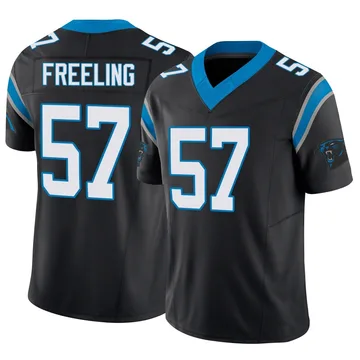 Men's Nike Carolina Panthers Monroe Freeling Black Vapor F.U.S.E. Jersey - Limited