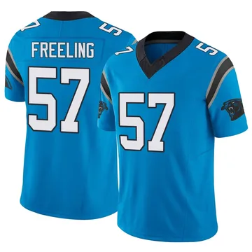 Men's Nike Carolina Panthers Monroe Freeling Blue Vapor F.U.S.E. Jersey - Limited