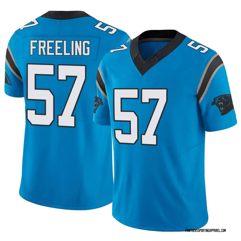 Men's Nike Carolina Panthers Monroe Freeling Blue Vapor F.U.S.E. Jersey - Limited